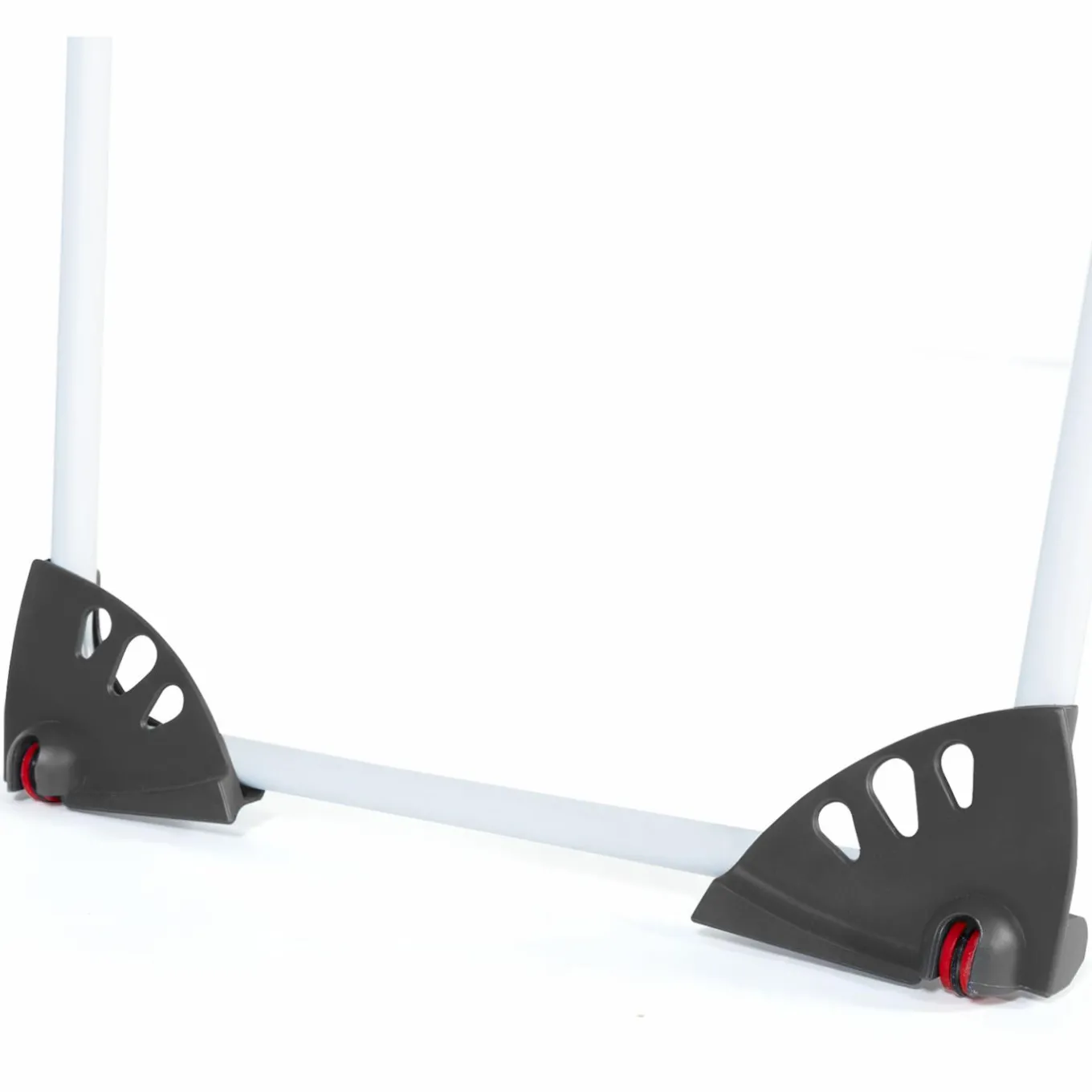 IDMarket Étendoir pliable et extensible de 160 à 211 cm gris et blanc* Séchoirs À Linge