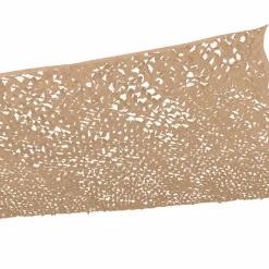 IDMarket Toile ombrage carré 4x4m camouflage sable* Voiles D'Ombrage