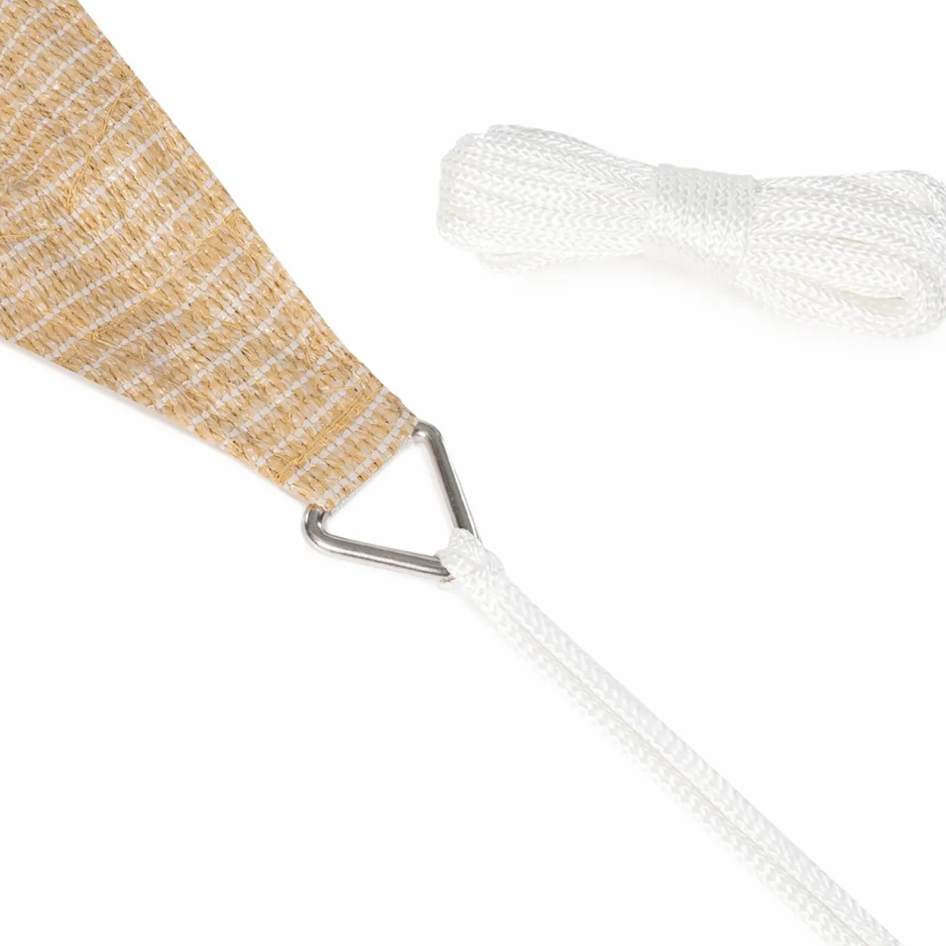 IDMarket Toile ombrage rectangulaire haute densité couleur sable 4x6 m* Voiles D'Ombrage