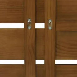 IDMarket Tête de lit bois vieilli étagères noires 5 larges lattes 240 cm* Collection Vintage|Collection Moderne