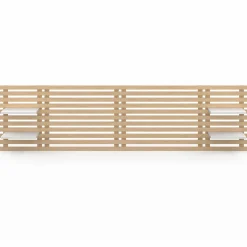 IDMarket Tête de lit en lattes de bois clair* Meubles Blancs|Meubles En Bois
