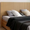IDMarket Tête de lit sur pied effet lattes 160 cm* Têtes De Lit|Chambre Complète Adulte