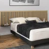IDMarket Tête de lit suspendue en lattes verticales* Têtes De Lit|Collection Moderne