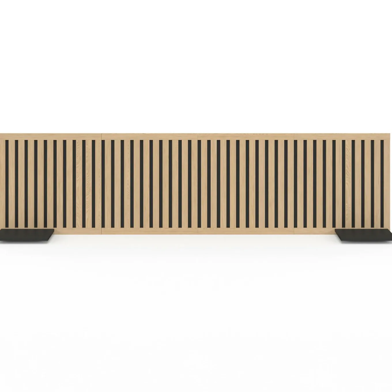 IDMarket Tête de lit suspendue en lattes verticales* Têtes De Lit|Collection Moderne