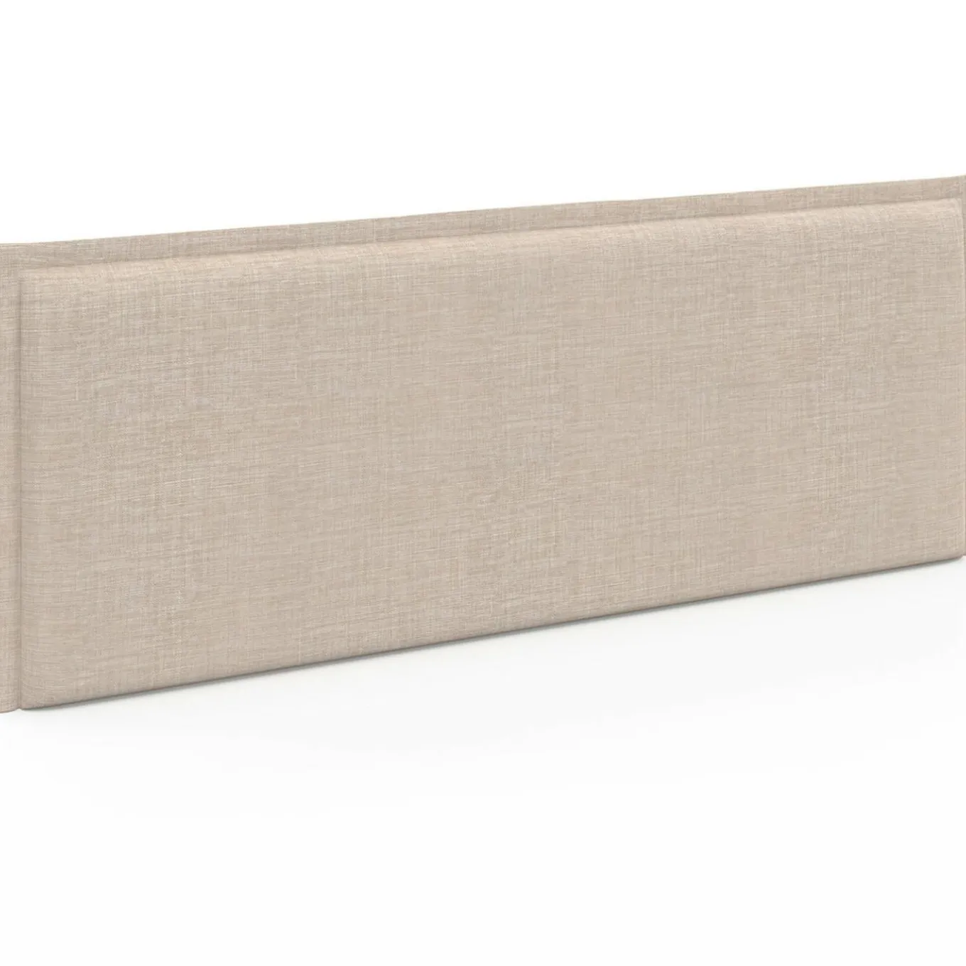 IDMarket Tête de lit suspendue en tissu lin beige de 160 cm* Collection Moderne|Chambre Complète Adulte