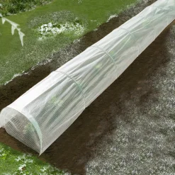 IDMarket Tunnel de forçage 5 m* Tunnels Et Accessoires De Croissance|Serres À Tomates Et Équipement Du Potager