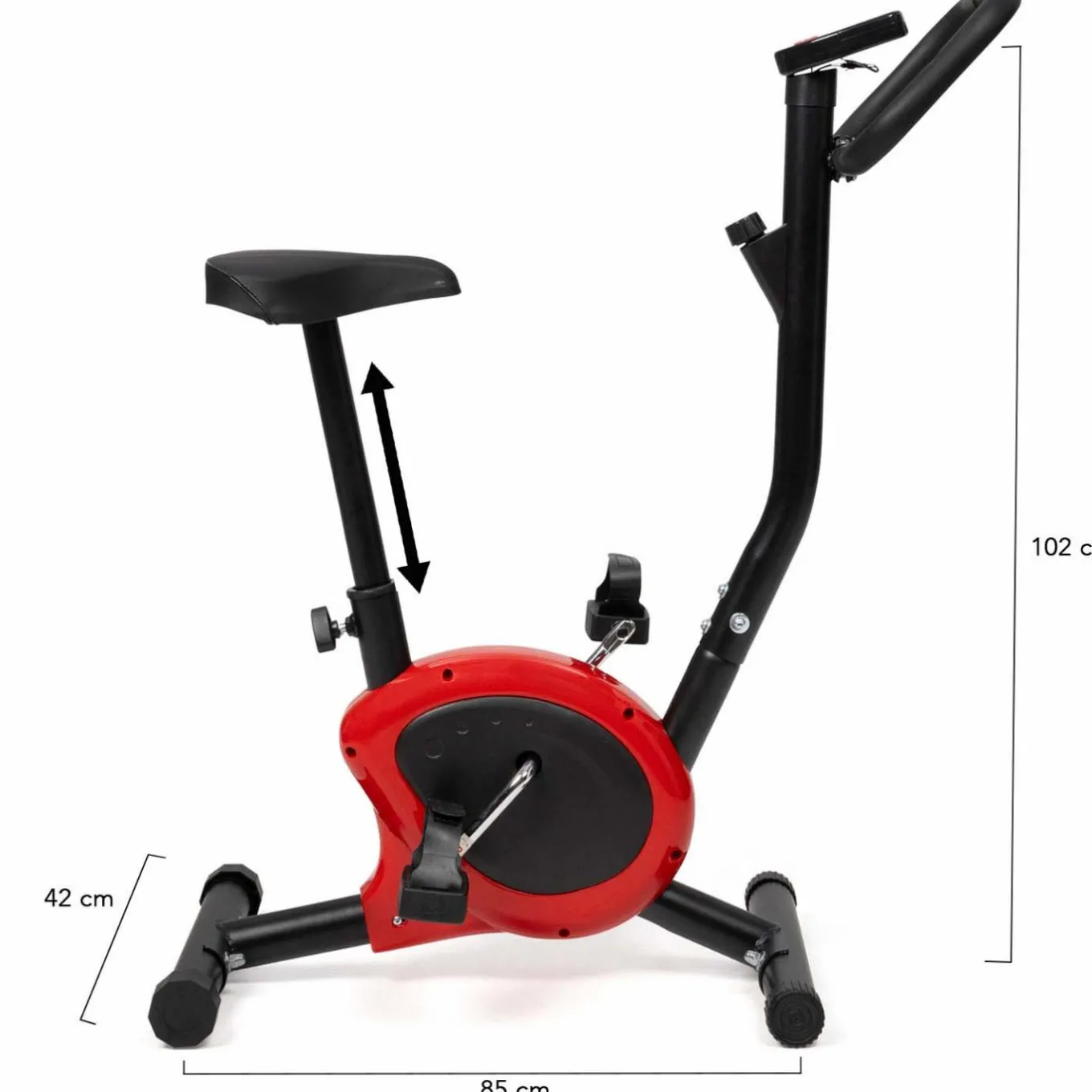 IDMarket Vélo d'appartement avec écran LCD multifonction* Équipements Musculation Et Fitness